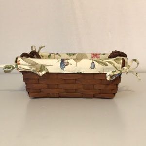 Longaberger Small Serving basket & Liner